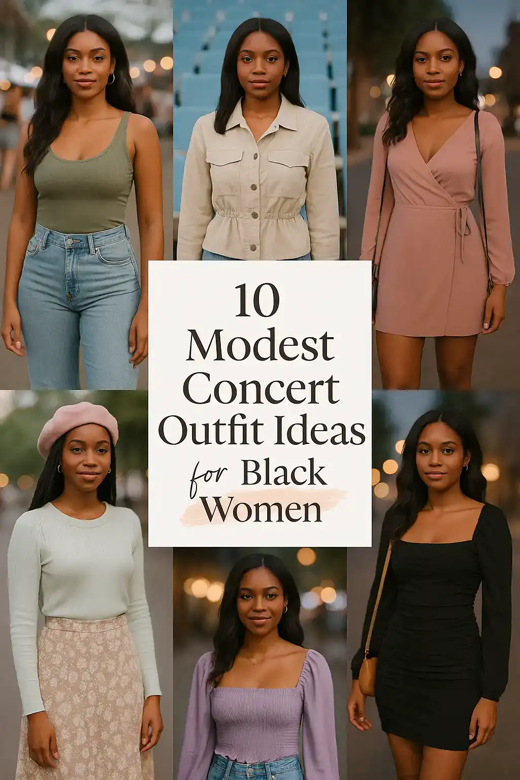 Concert Outfit Ideas for Black Women