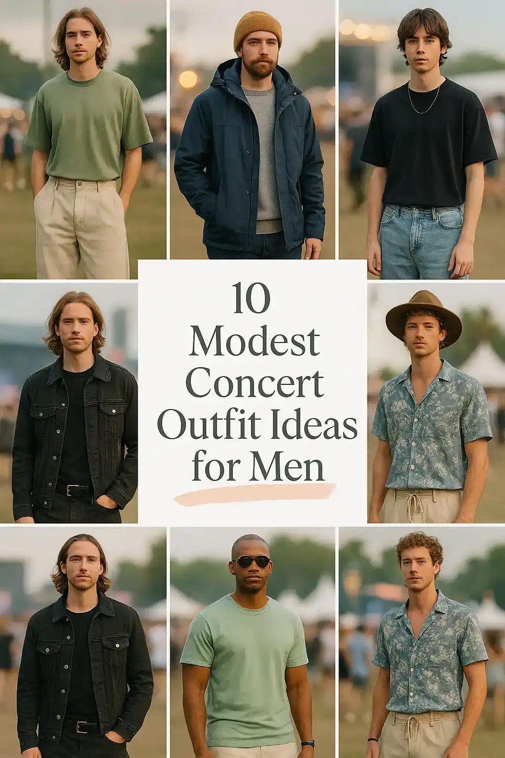 Concert Outfit Ideas for Men