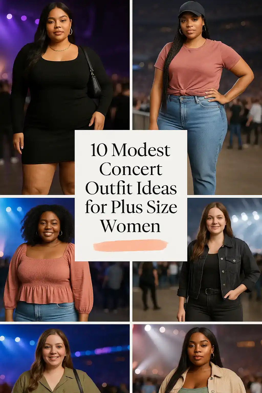 Concert Outfit Ideas for Plus Size Women