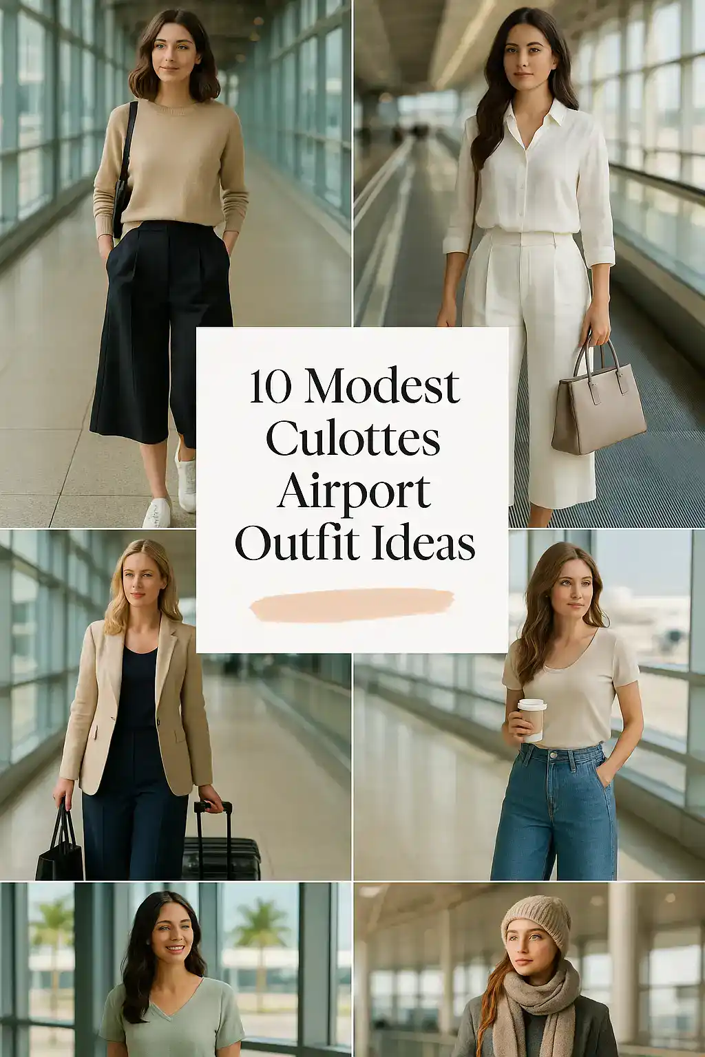 Culottes Airport Outfit