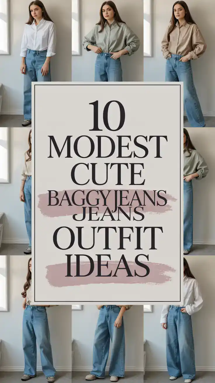 Cute Baggy Jeans Outfit