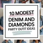 Denim And Diamonds Party Outfit