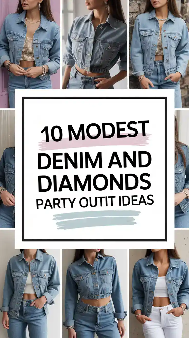 Denim And Diamonds Party Outfit