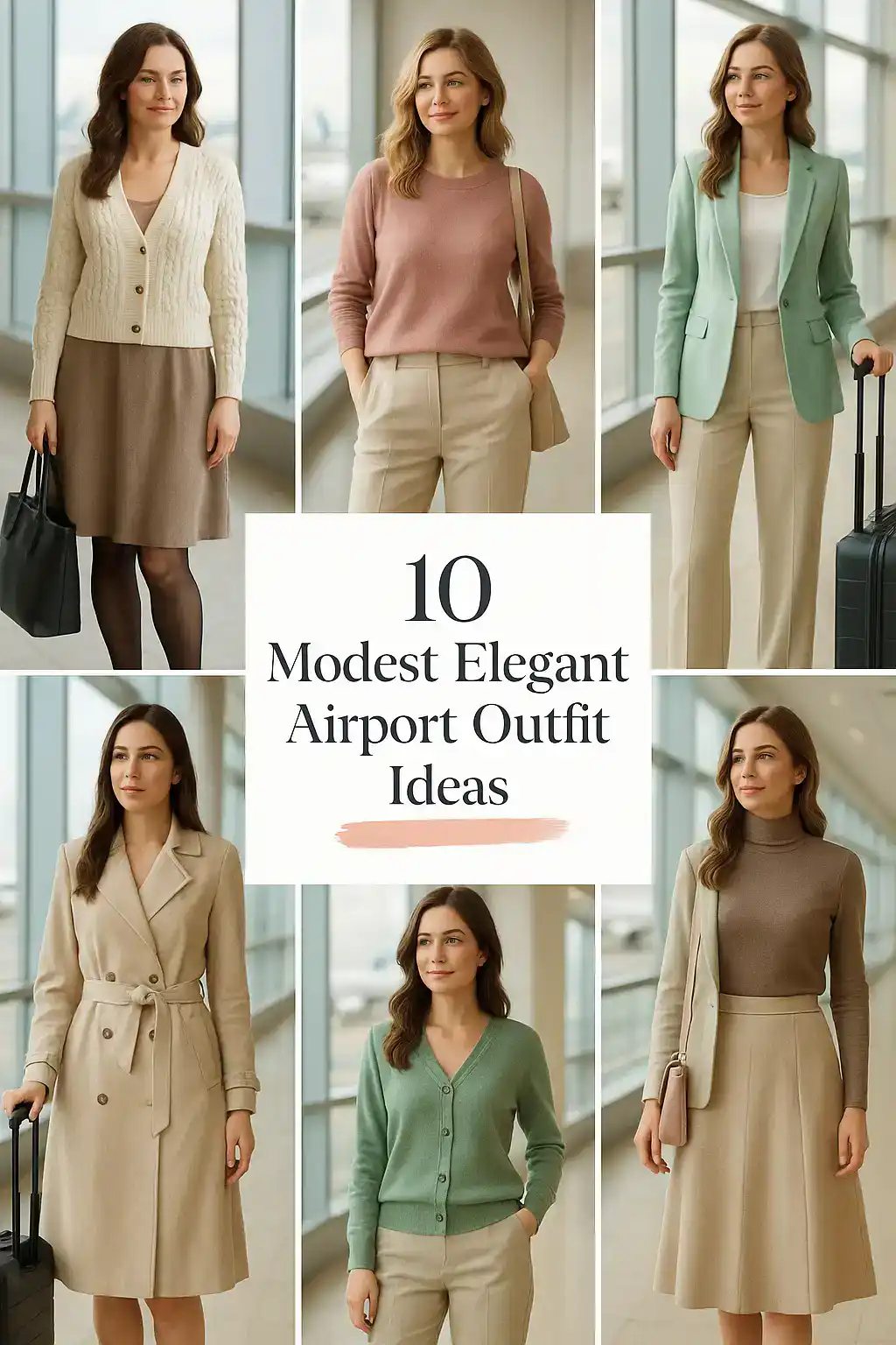 Elegant Airport Outfit