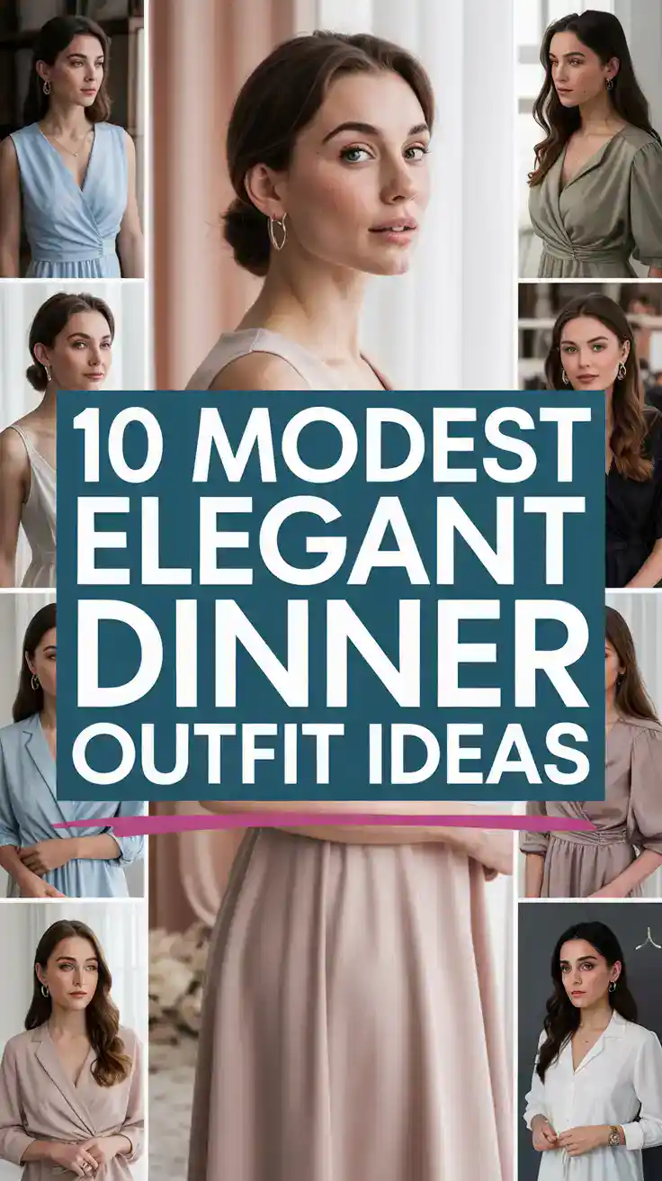 10 Modest Elegant Dinner Outfit Ideas