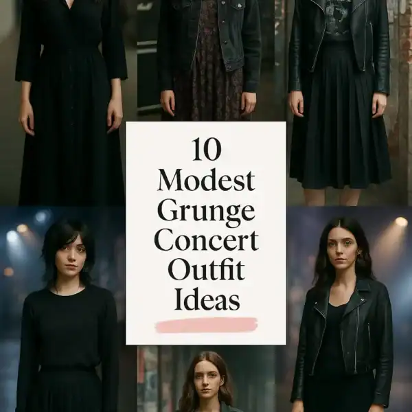 10 Modest Grunge Concert Outfit Ideas