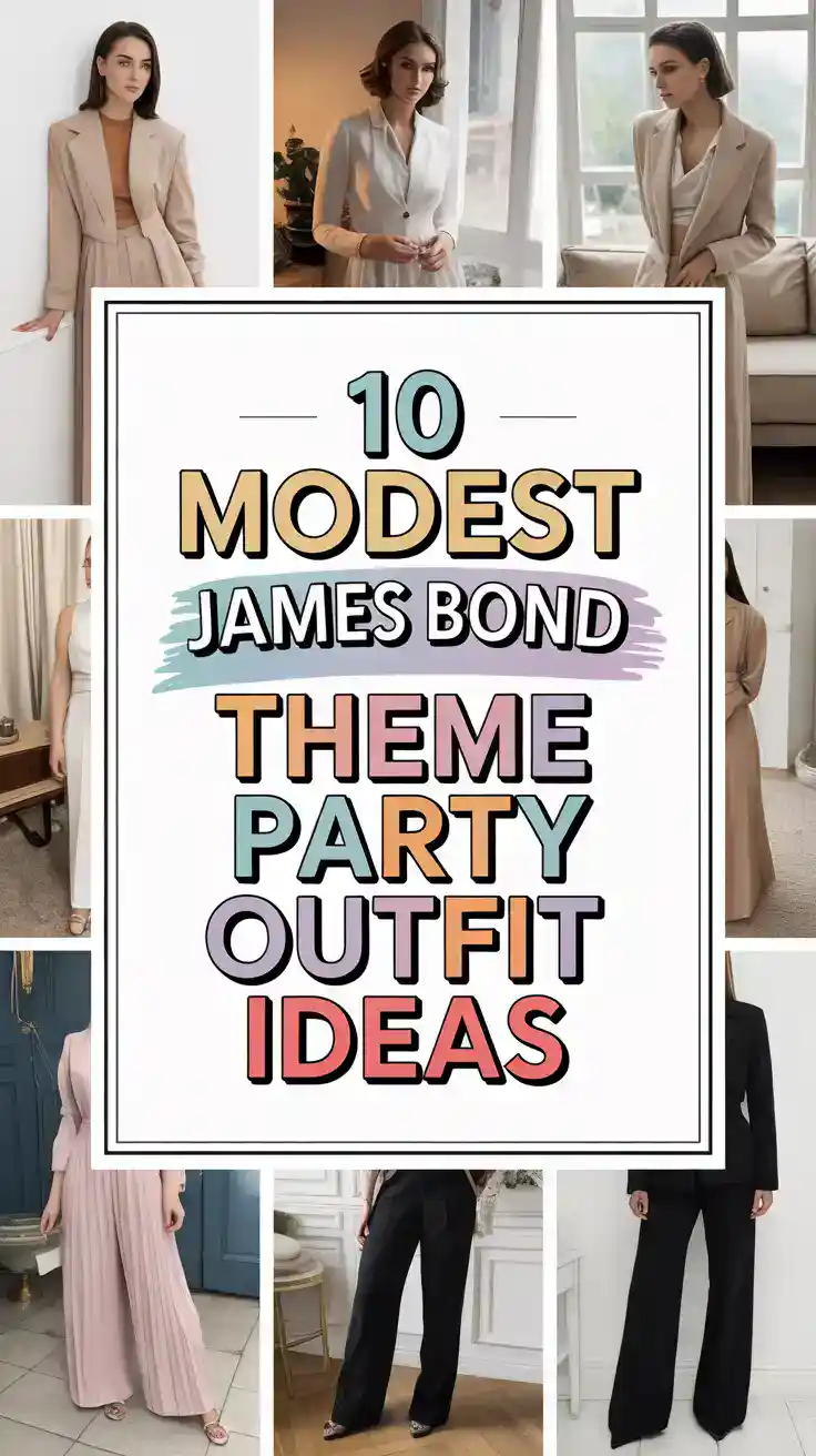 James Bond Theme Party Outfit
