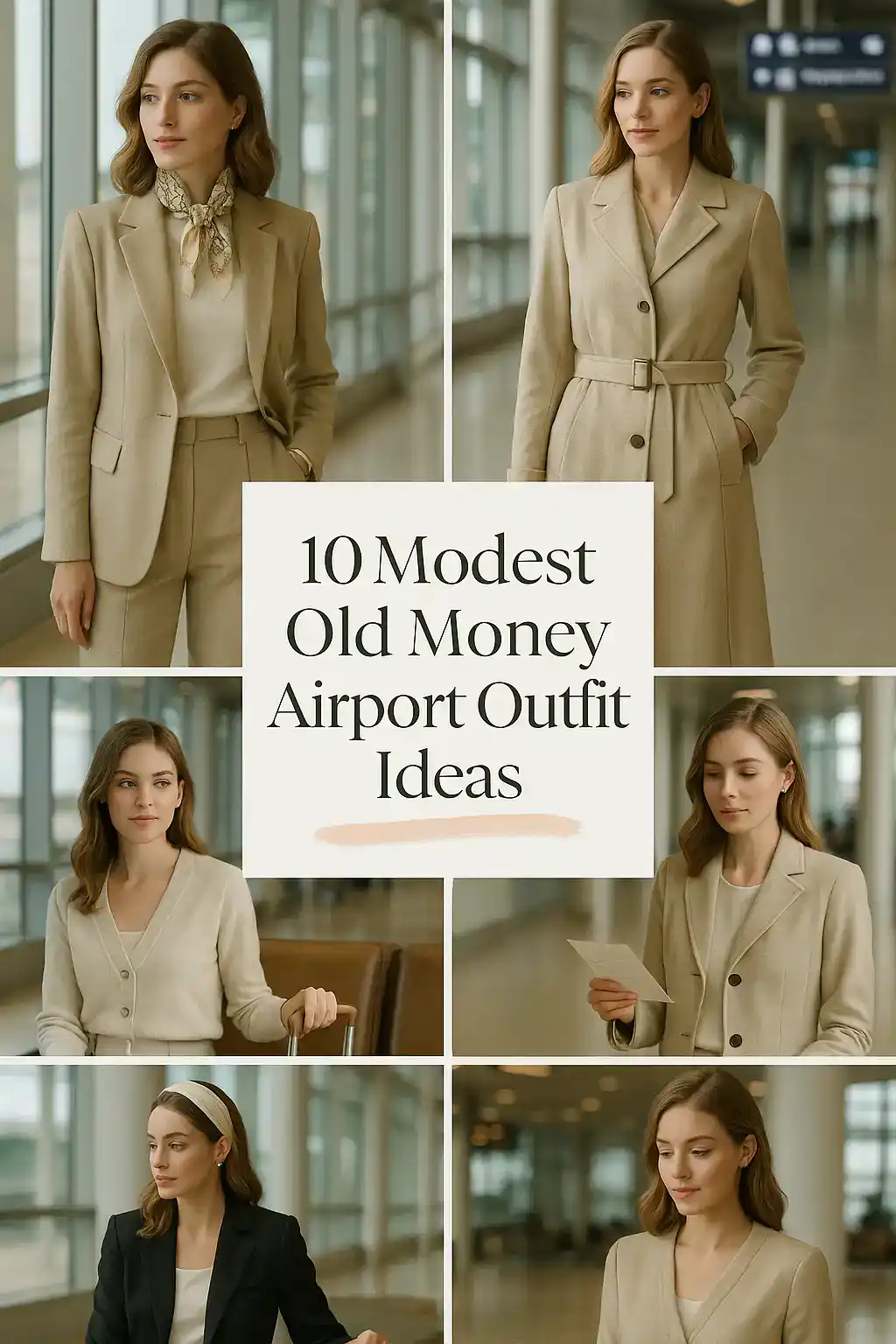 Old Money Airport Outfit