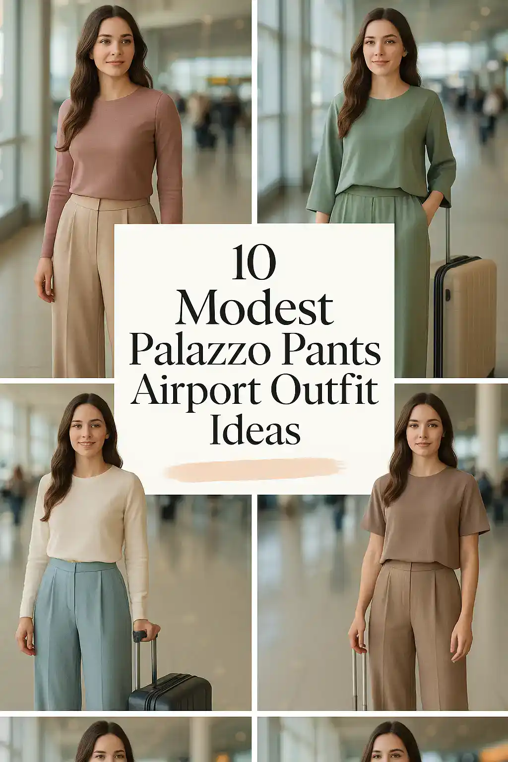 Palazzo Pants Airport Outfit