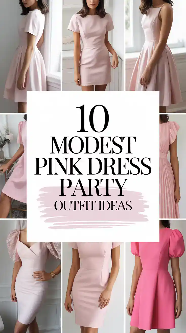 Pink Dress Party Outfit