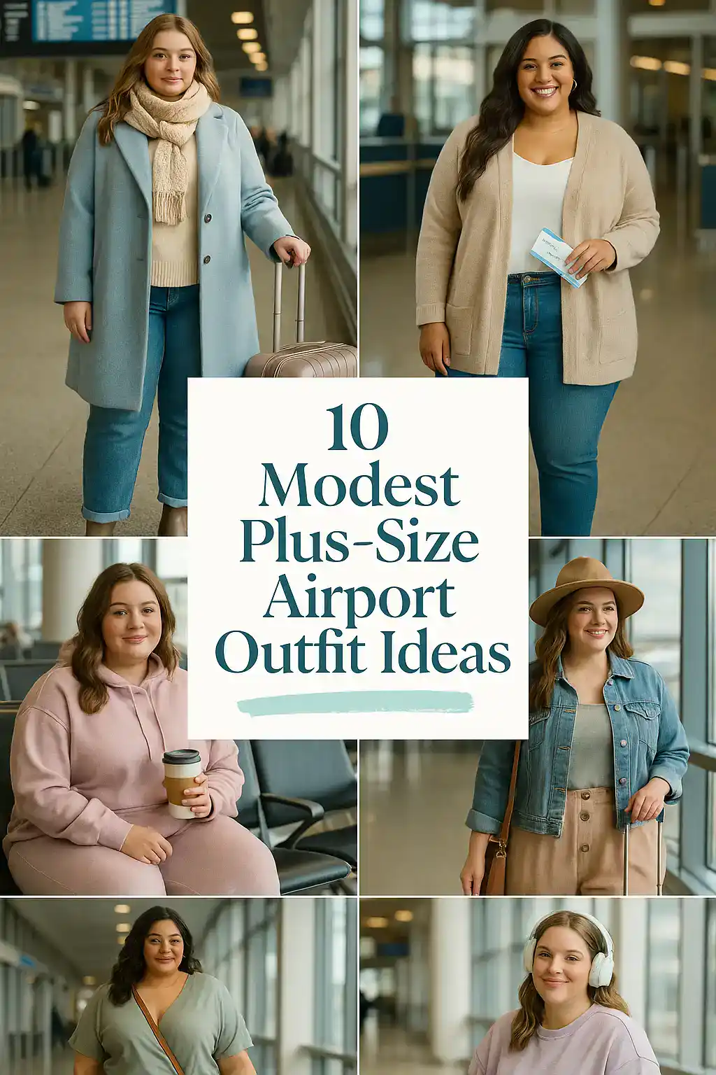 Plus-Size Airport Outfit