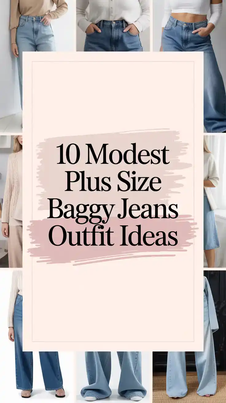 Plus Size Baggy Jeans Outfit