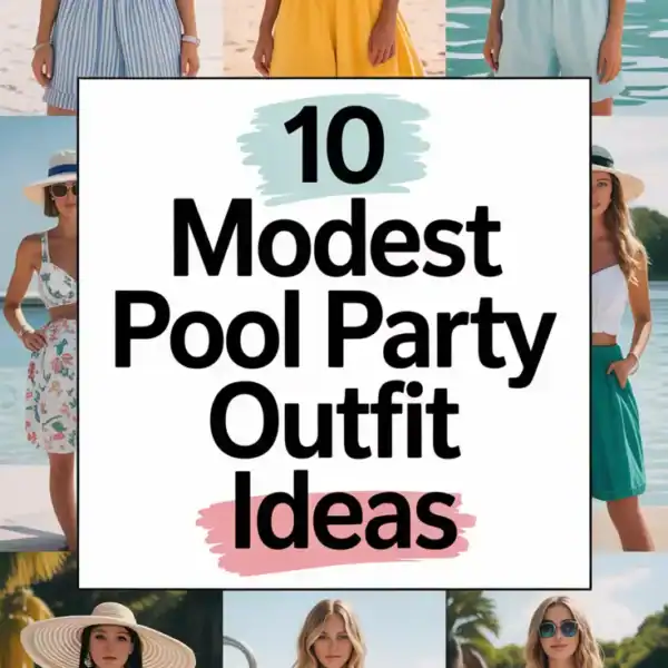 10 Modest Pool Party Outfit Ideas