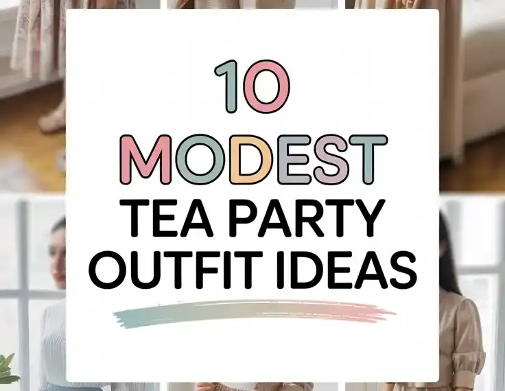 10 Modest Tea Party Outfit Ideas
