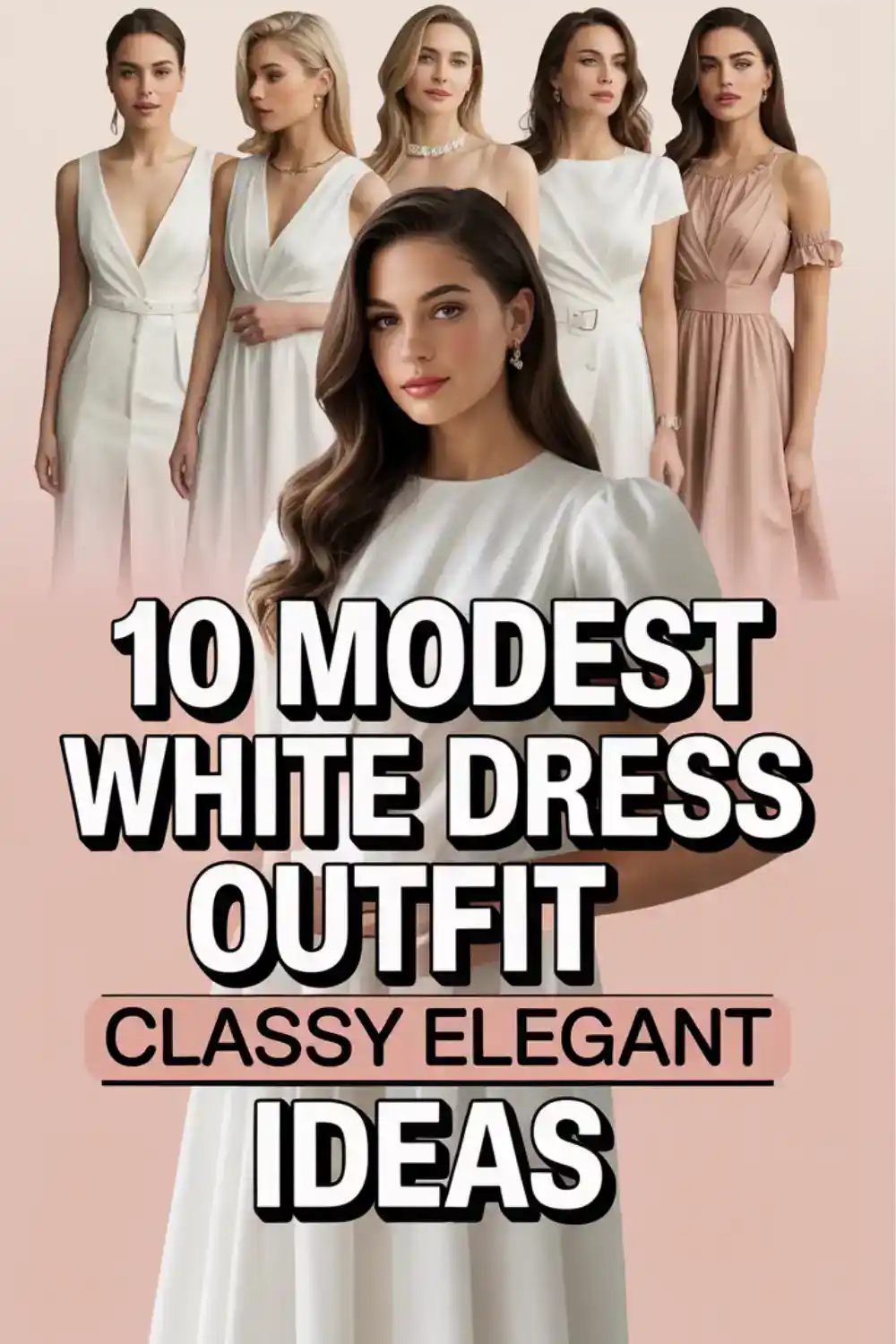 White Dress Outfit Classy Elegant
