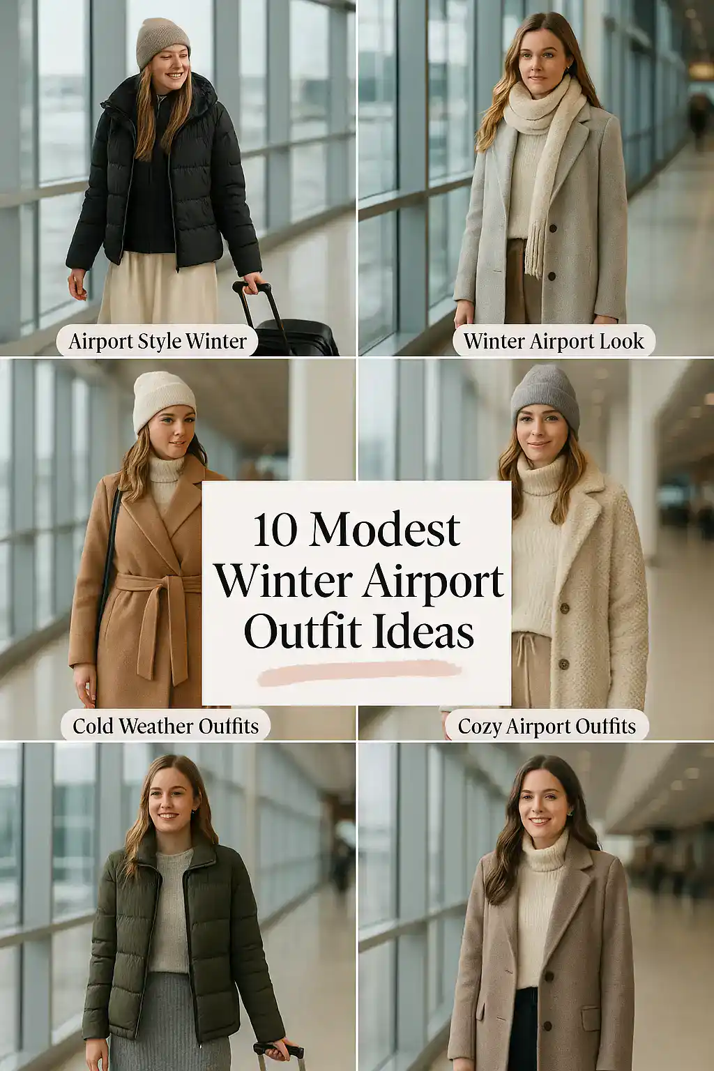Winter Airport Outfit
