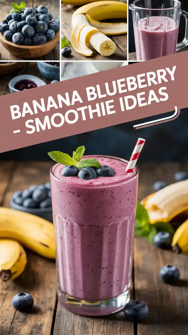 Banana Blueberry - Smoothie Ideas