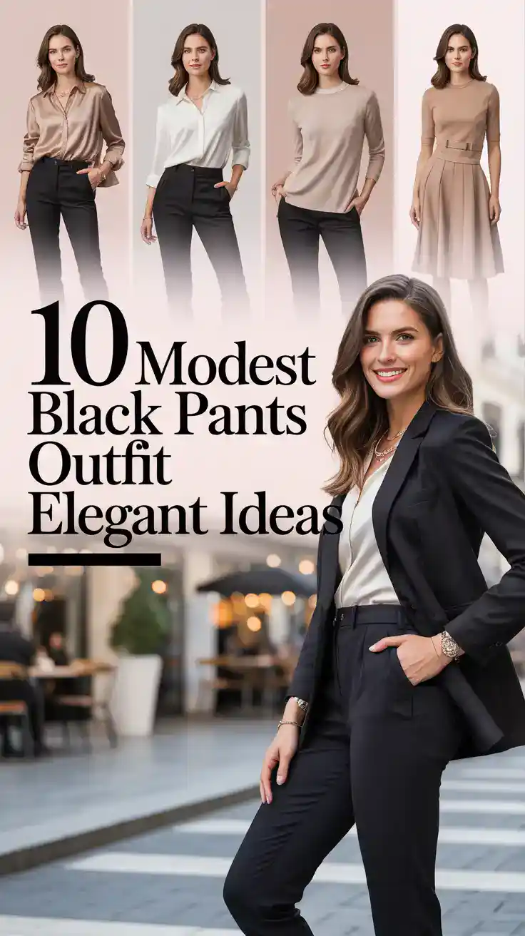Black Pants Outfit Elegant