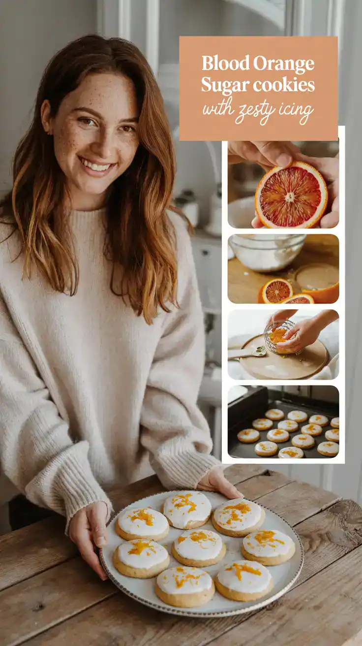 Blood Orange Sugar Cookies