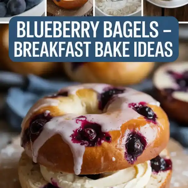 Blueberry Bagels – Breakfast Bake