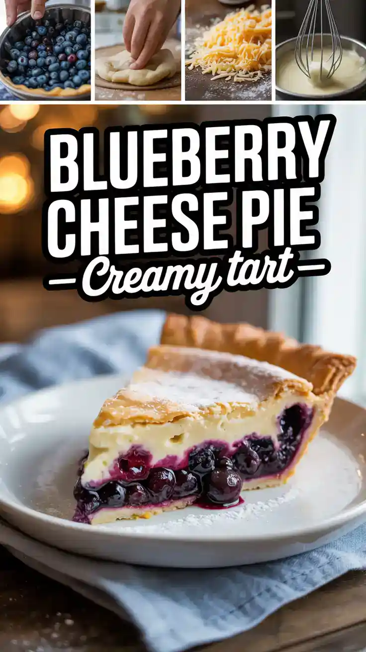 Blueberry Cheese Pie