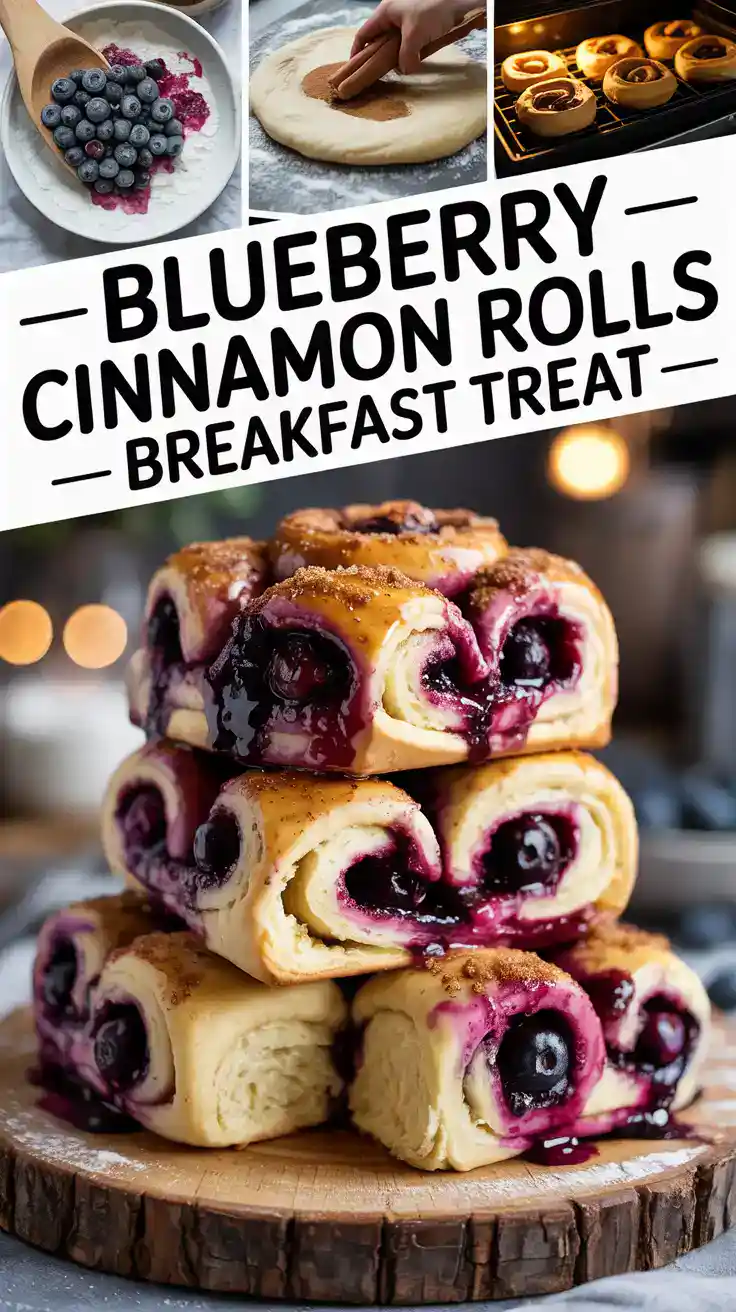 Blueberry Cinnamon Rolls