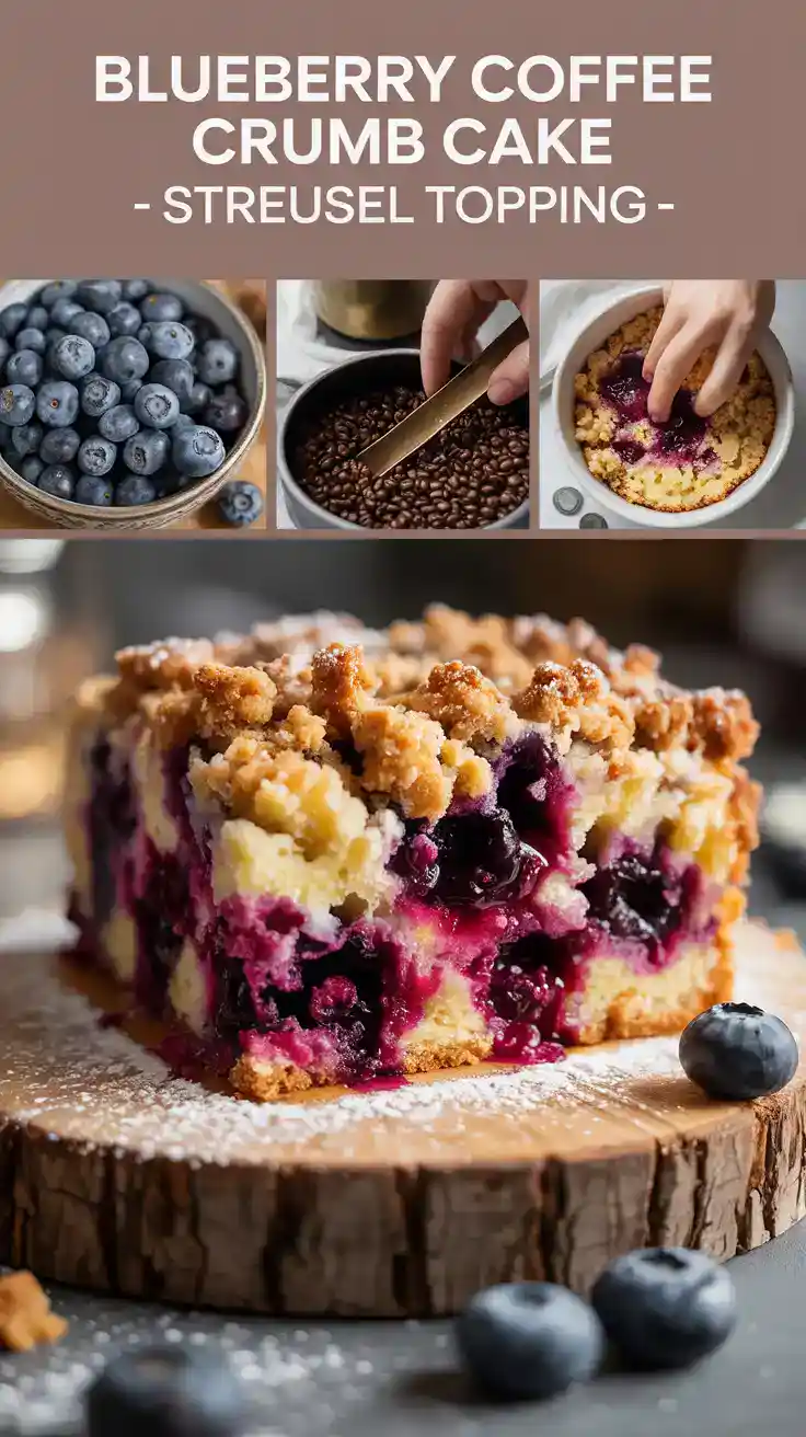 Blueberry Coffee Crumb Cake