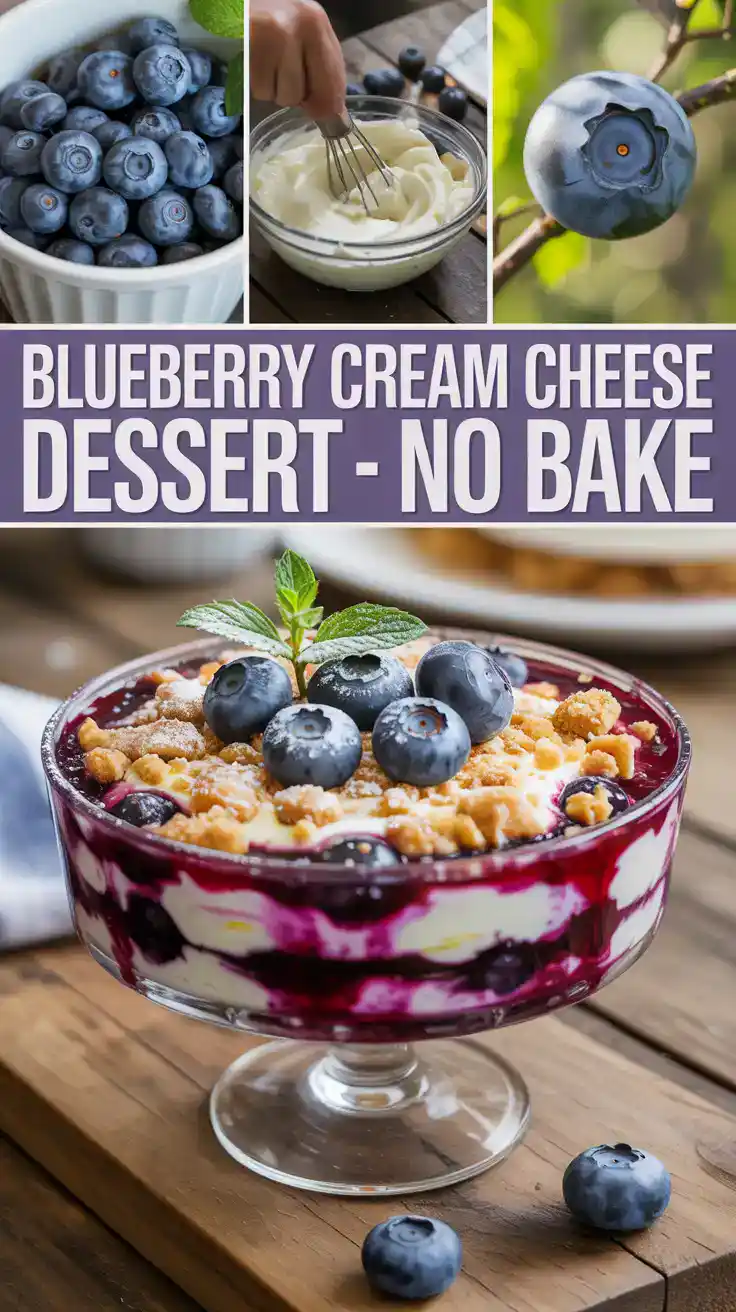 Blueberry Cream Cheese Dessert
