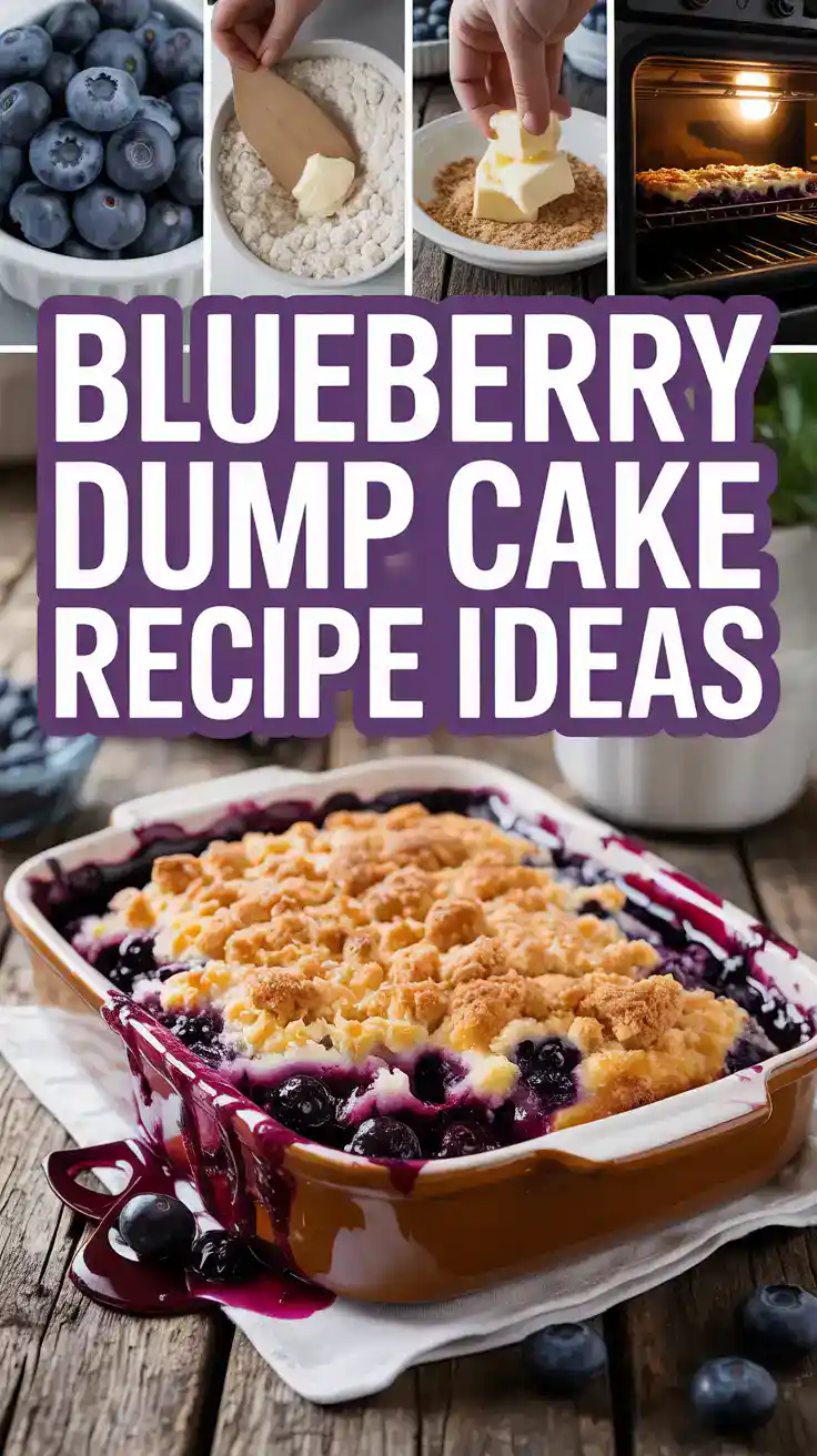 Blueberry Dump Cake Recipe