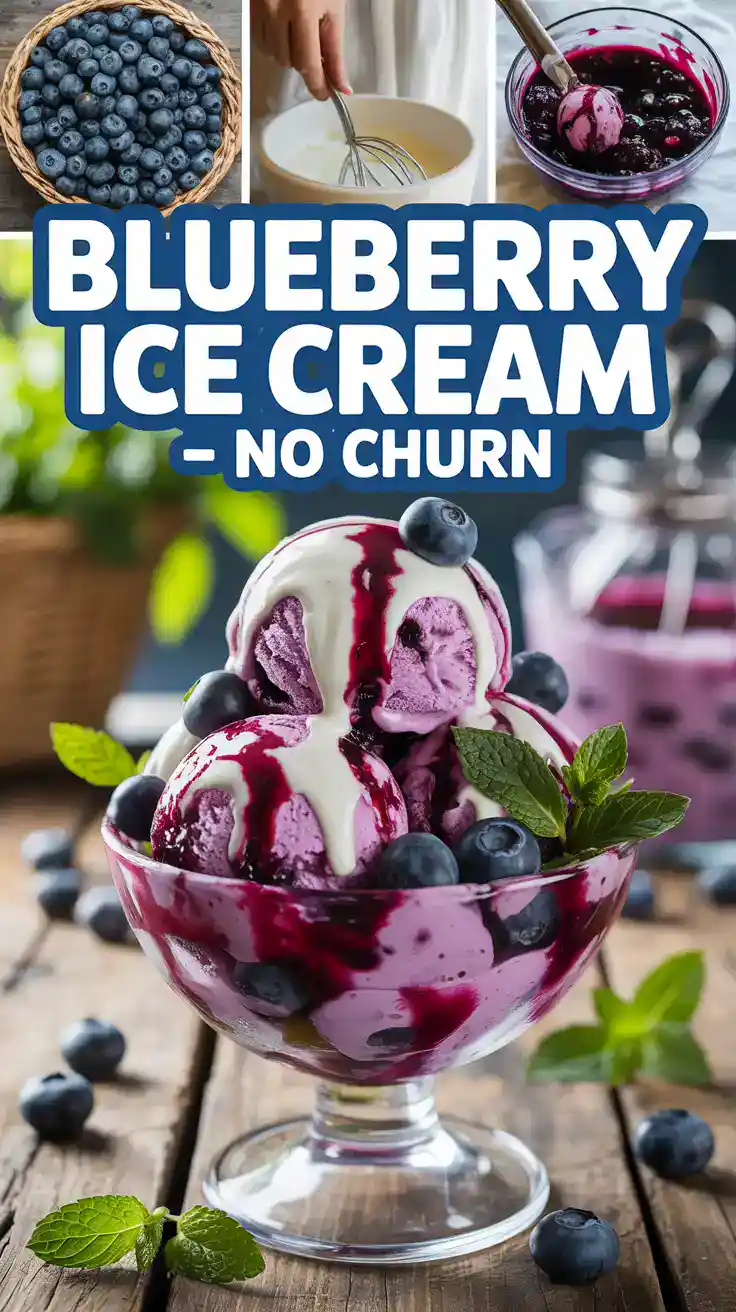 Blueberry Ice Cream