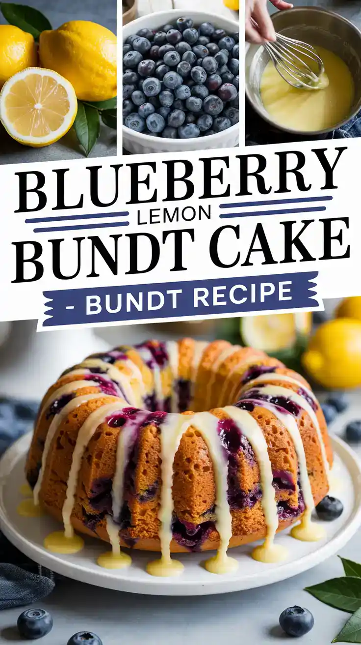 Blueberry Lemon Bundt Cake