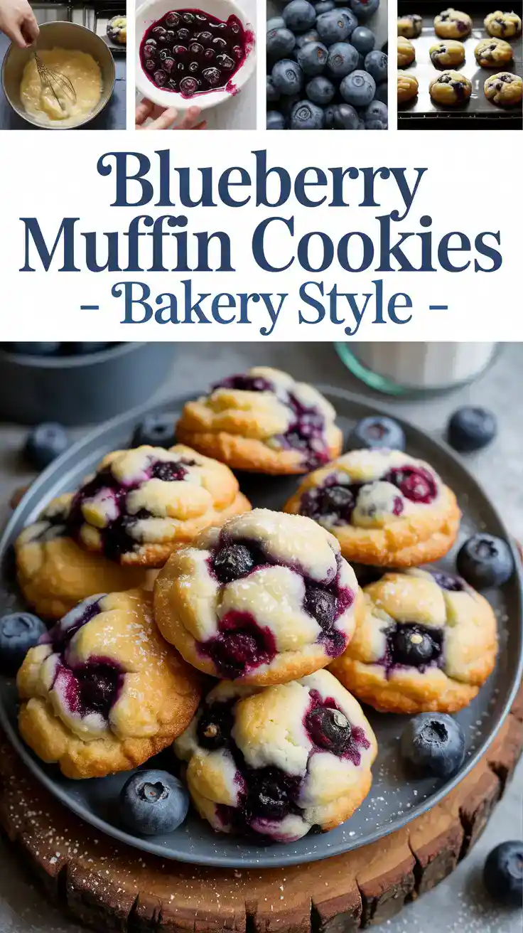 Blueberry Muffin Cookies