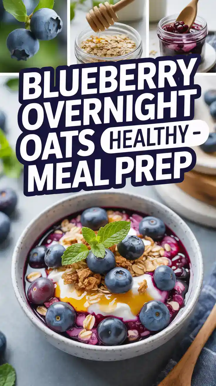 Blueberry Overnight Oats Healthy