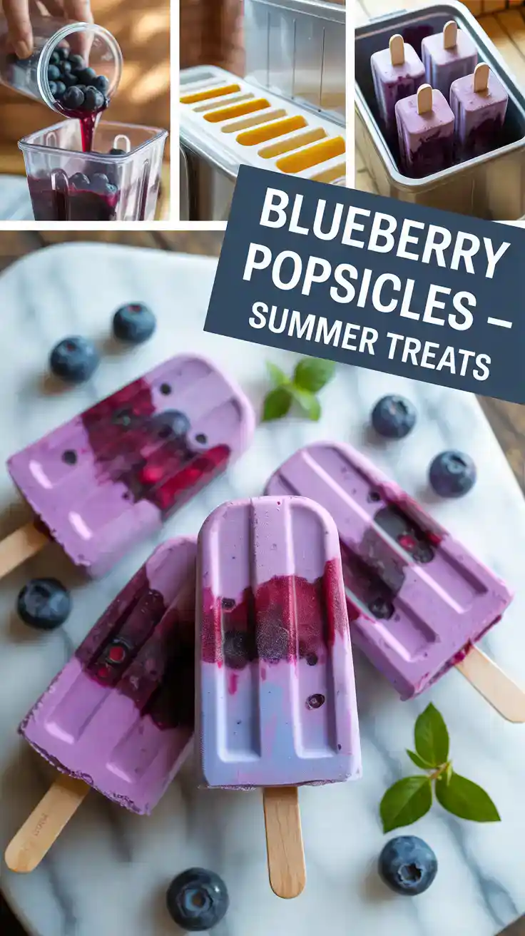 Blueberry Popsicles