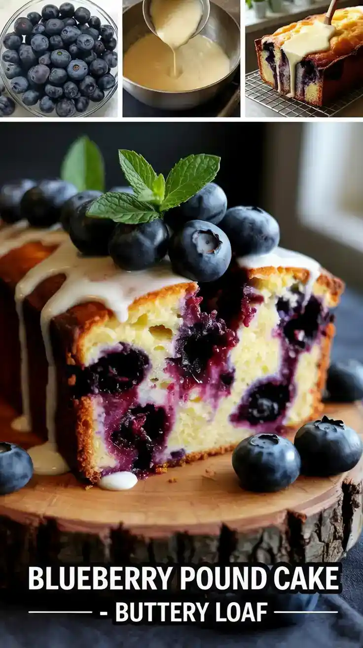 Blueberry Pound Cake