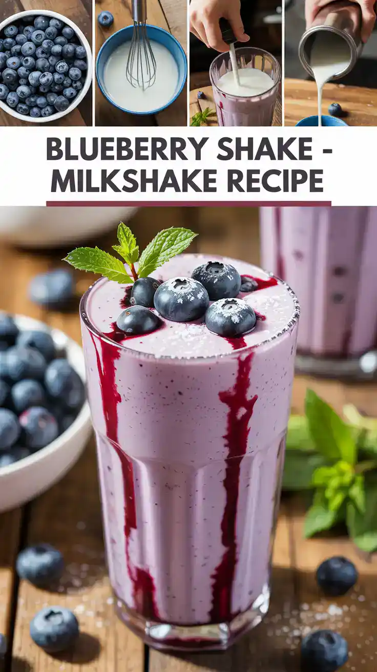 Blueberry Shake - Milkshake Recipe
