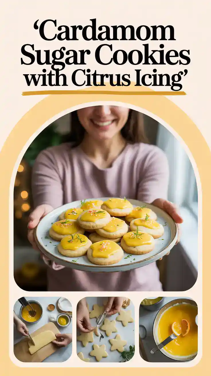 Cardamom Sugar Cookies
