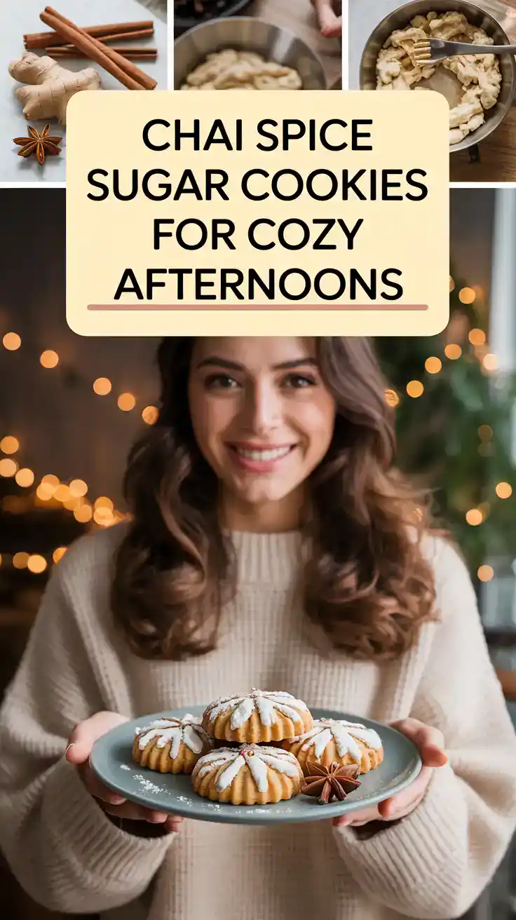 Chai Spice Sugar Cookies For Cozy Afternoons