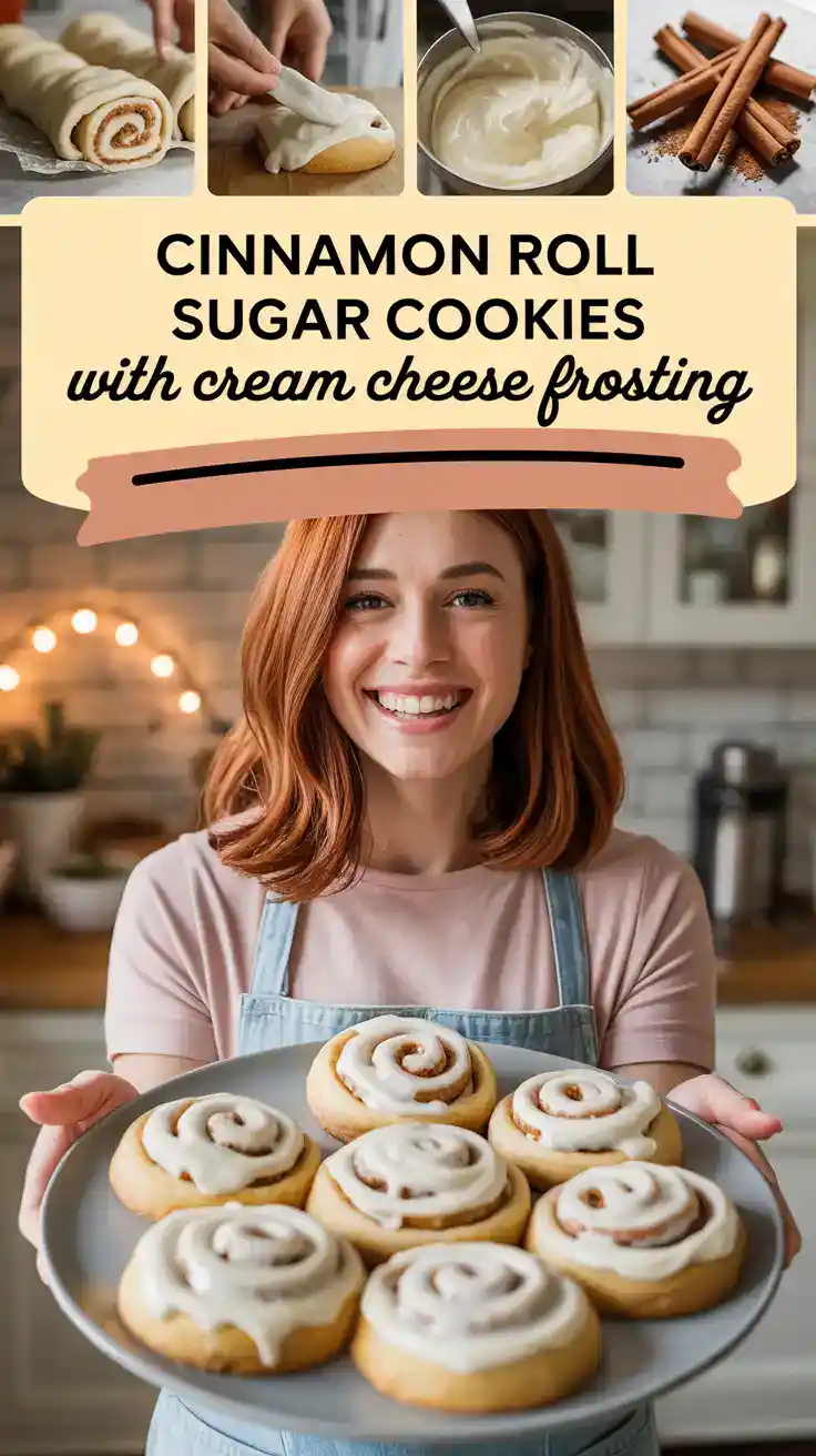 Cinnamon Roll Sugar Cookies