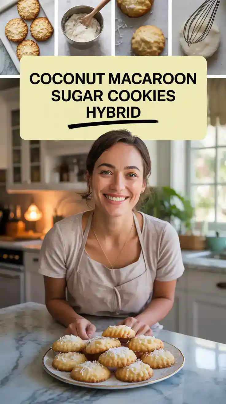 Coconut Macaroon Sugar Cookies Hybrid
