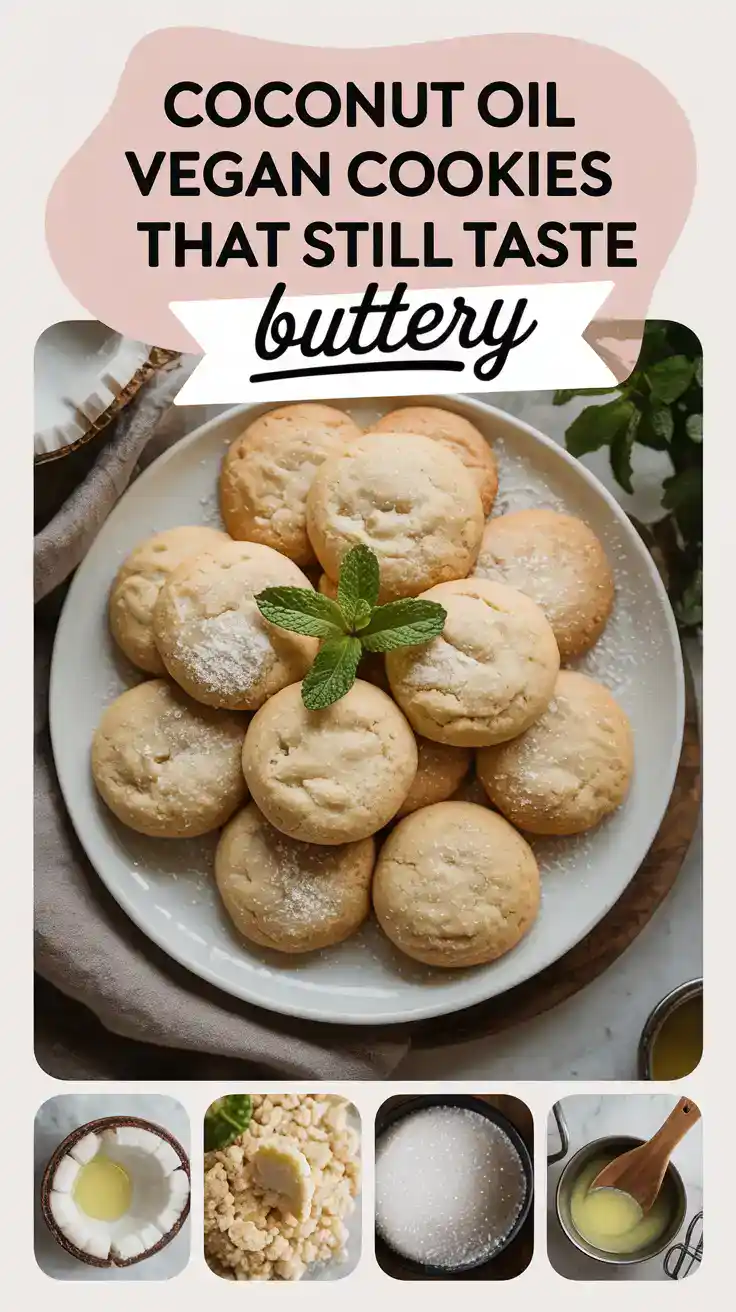 Coconut Oil Vegan Sugar Cookies