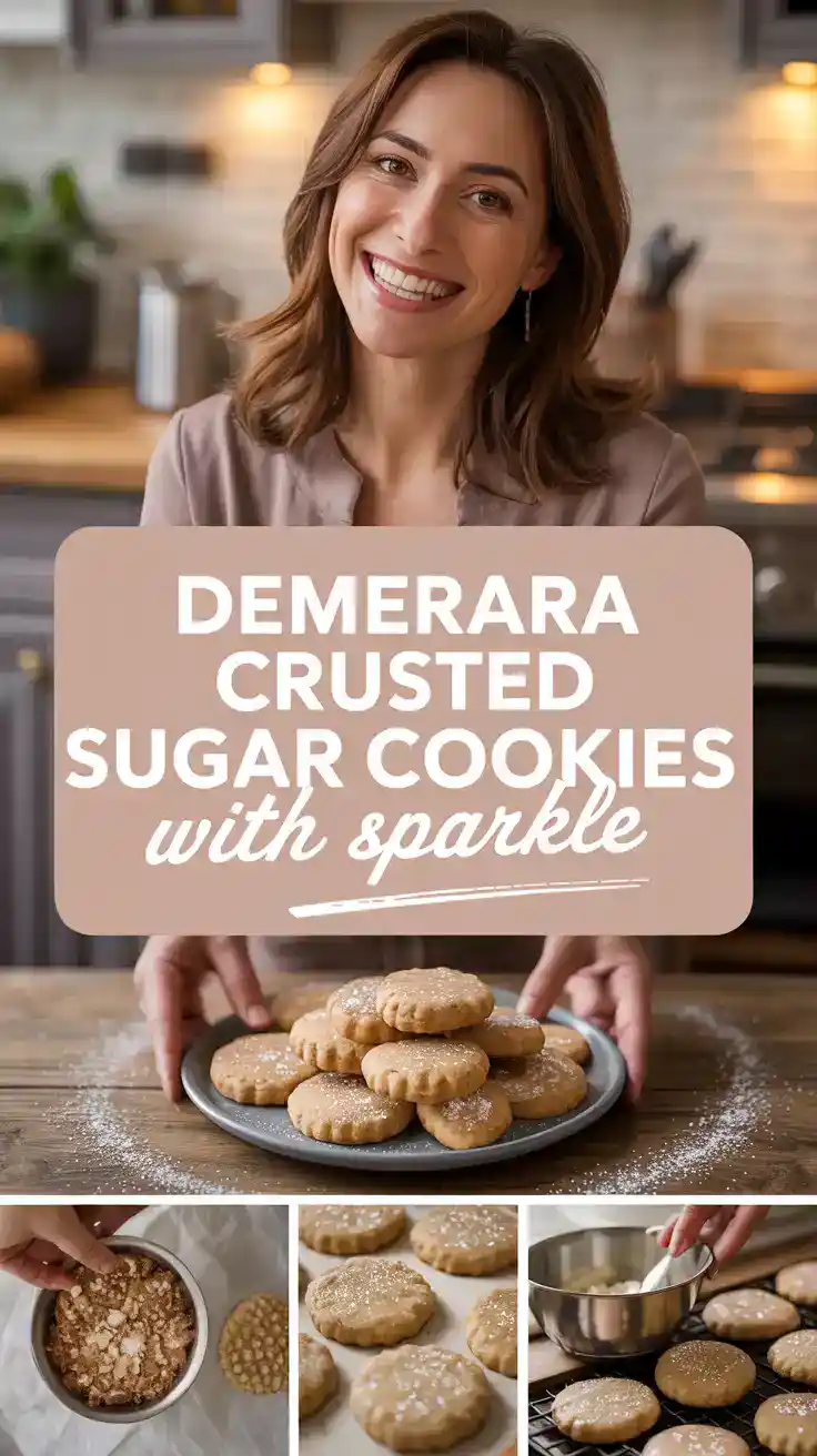 Demerara Crusted Sugar Cookies