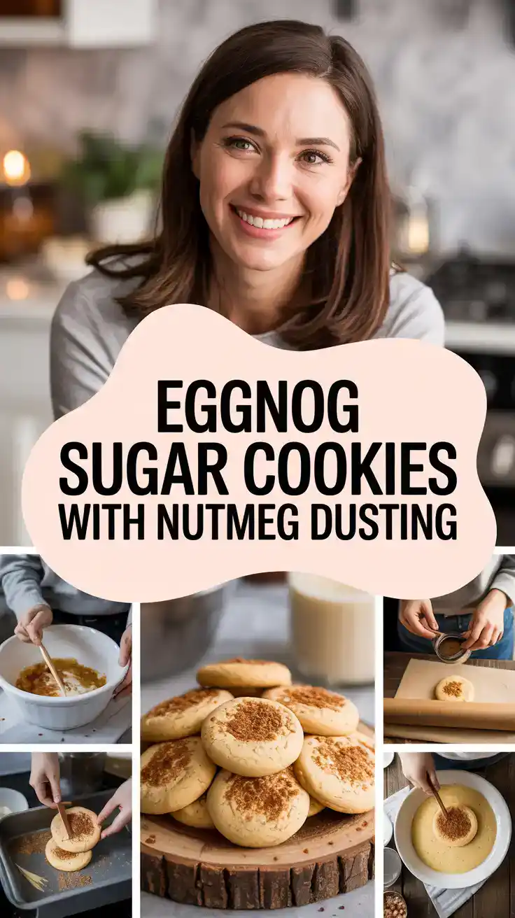 Eggnog Sugar Cookies