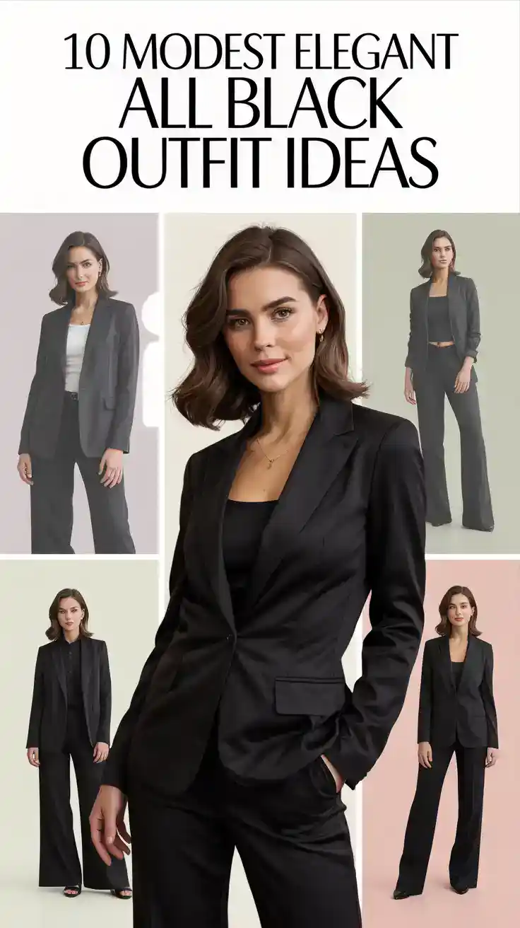 Elegant All Black Outfit