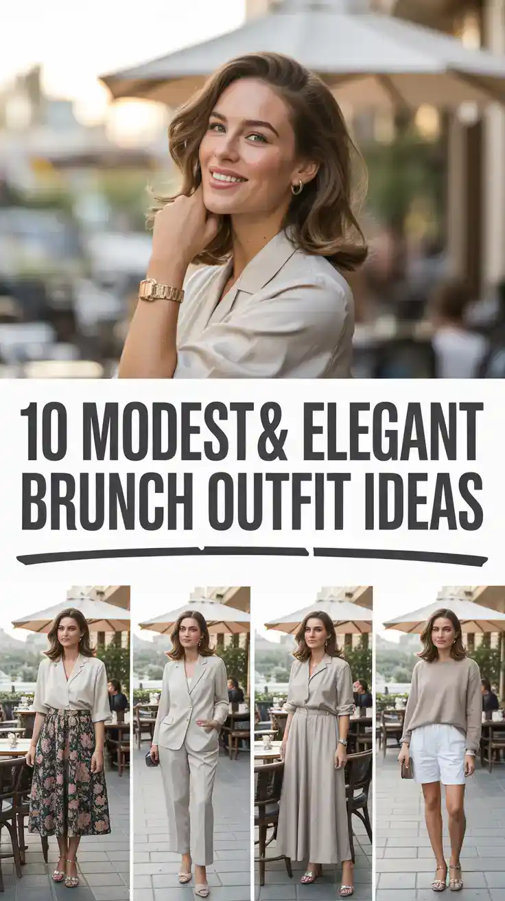 Modest Elegant Brunch Outfit