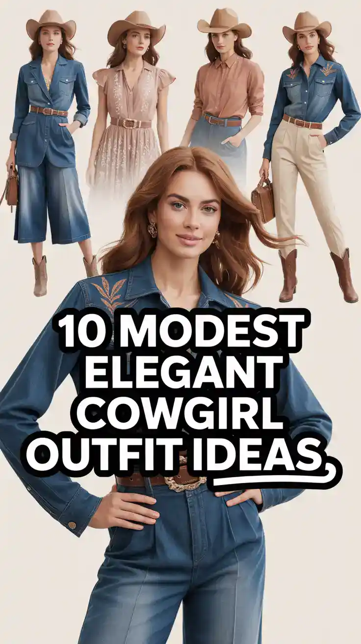 Elegant Cowgirl Outfit