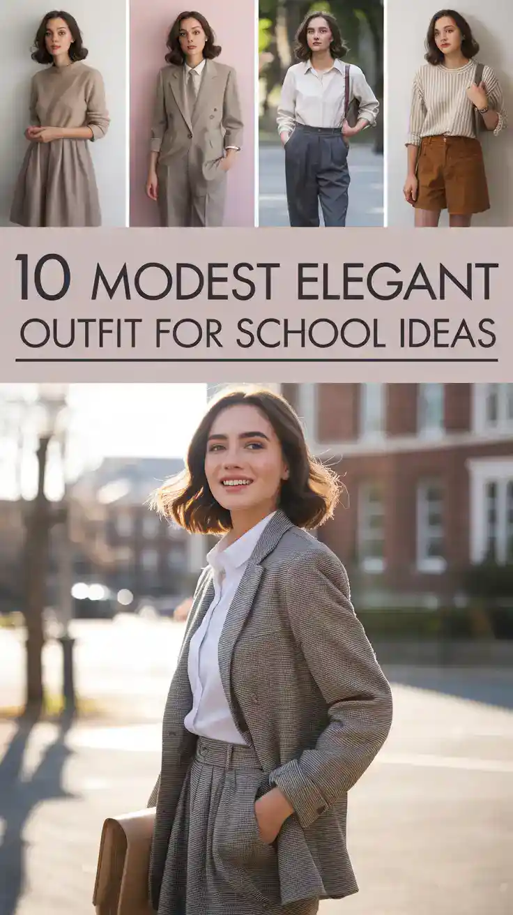 Elegant Outfit for School