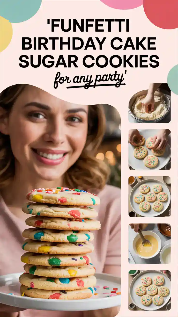 Funfetti Birthday Cake Sugar Cookies