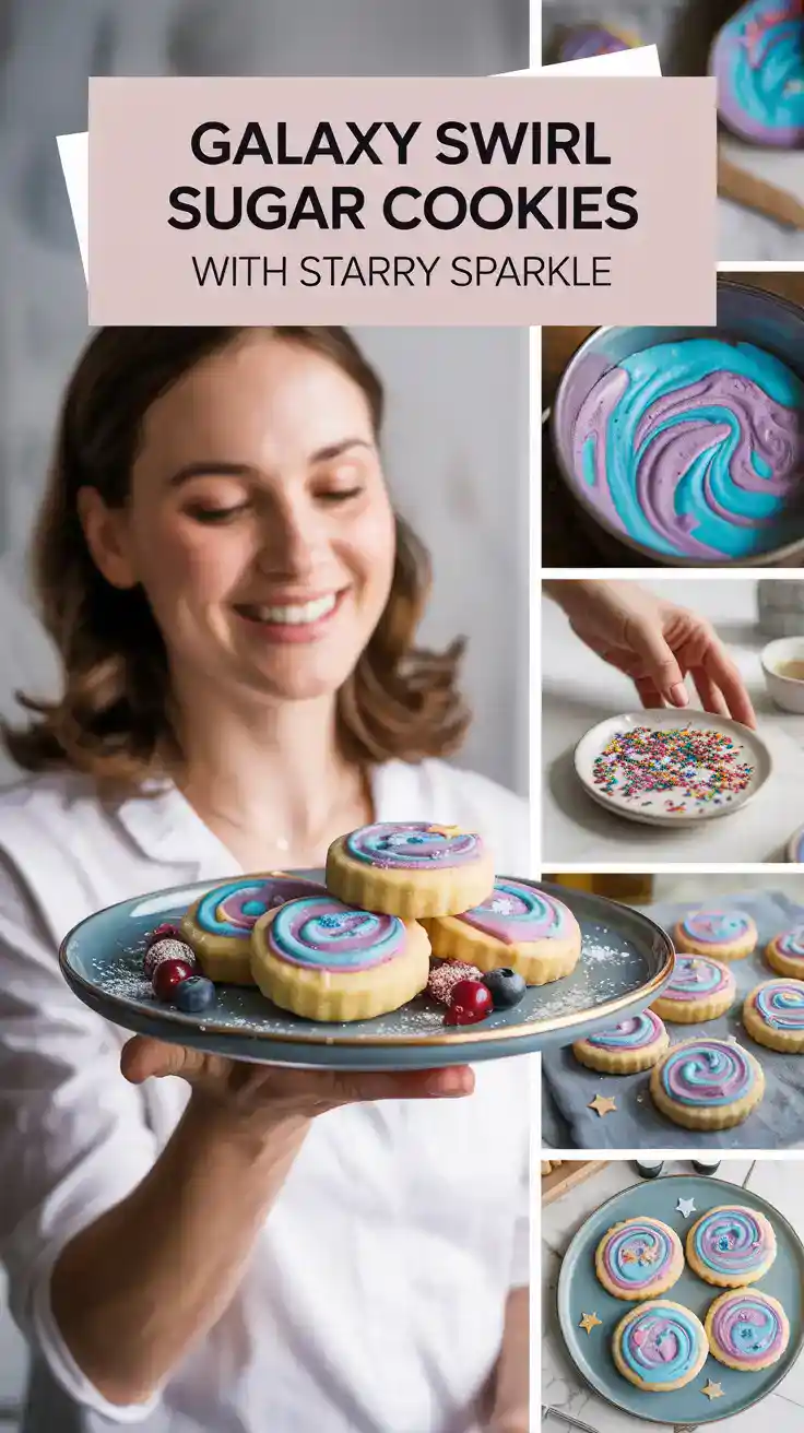 Galaxy Swirl Sugar Cookies