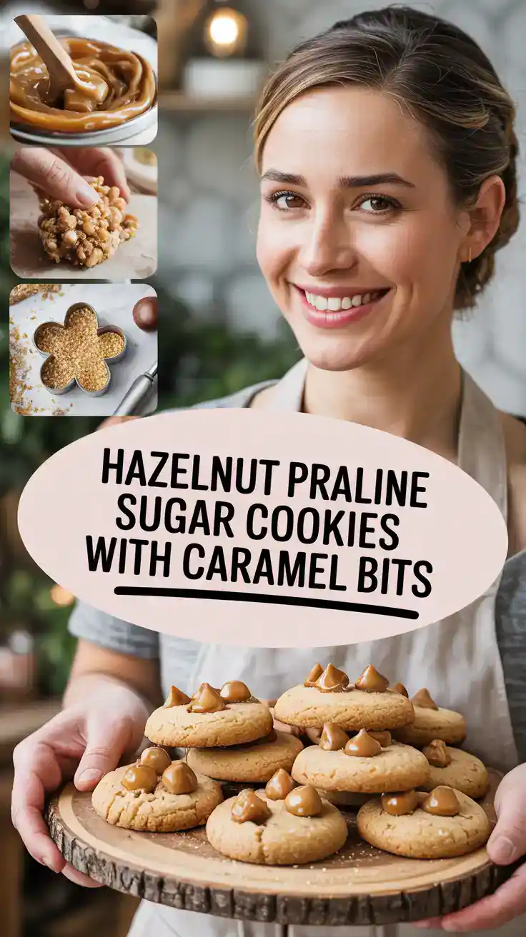 Hazelnut Praline Sugar Cookies